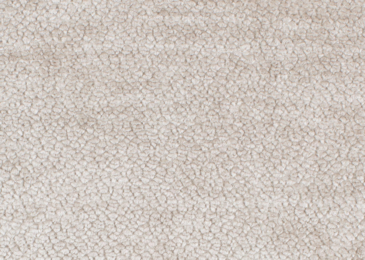 ECKSOFA in Plüsch Creme  235/166 cm  - Greige/Creme, MODERN, Kunststoff/Textil (235/166cm) - Hom`in