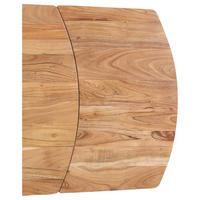 ANSTECKPLATTE - Schwarz/Akaziefarben, Natur, Holz/Metall (90/45/3,5cm) - Livetastic
