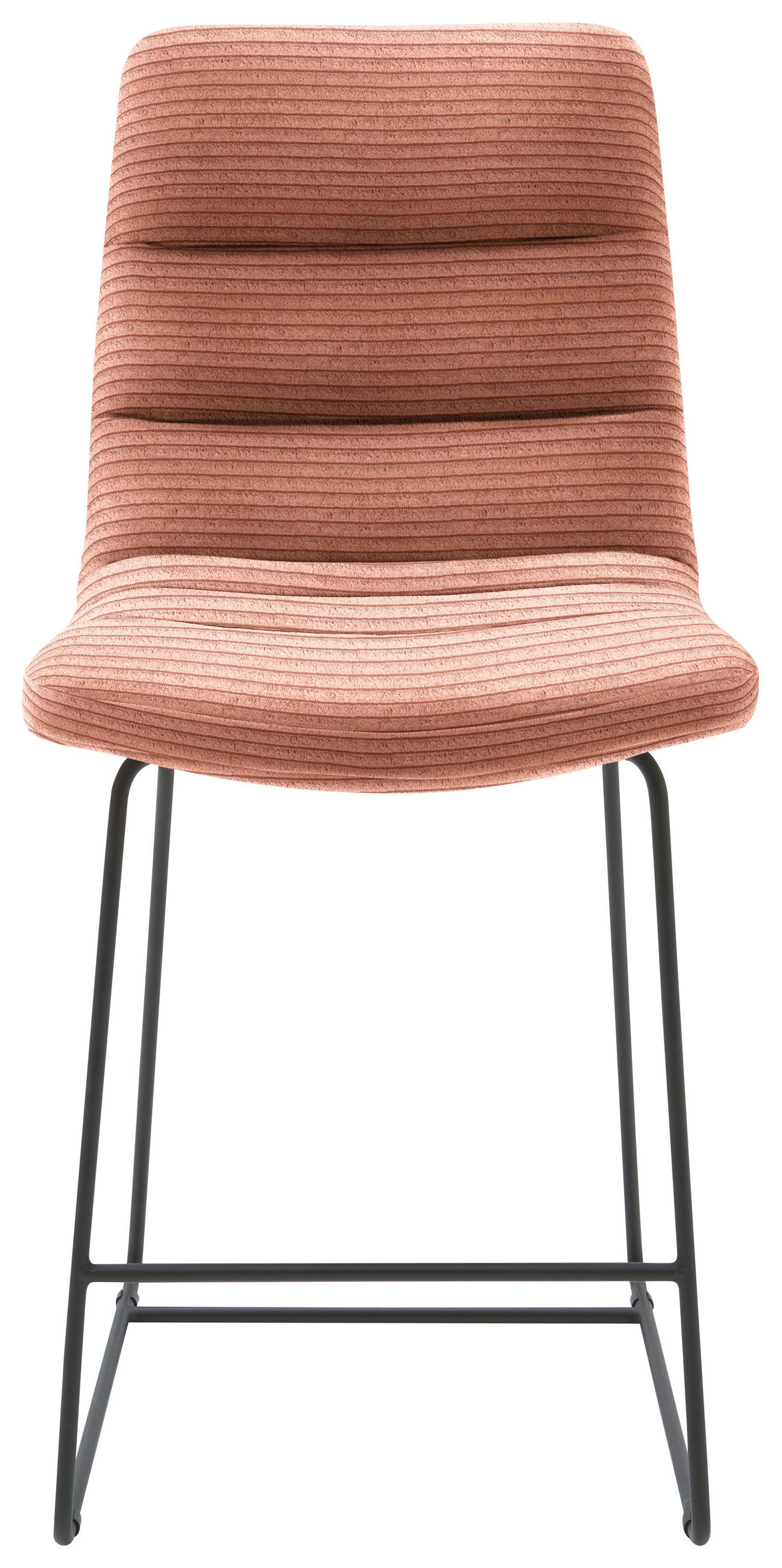 TRESENSTUHL - Rostfarben/Schwarz, Design, Textil/Metall (52/106/66cm) - Dieter Knoll