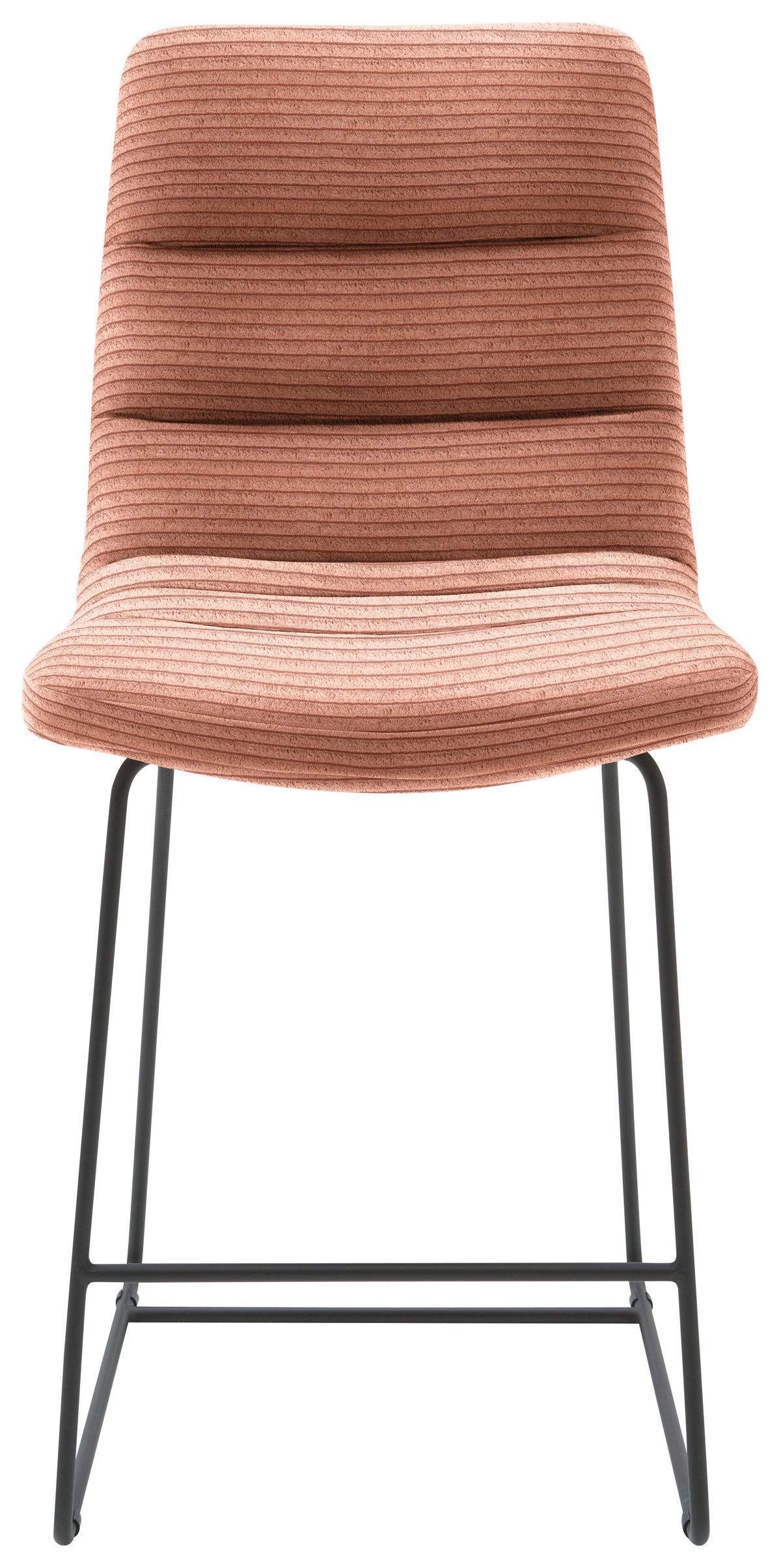 TRESENSTUHL - Rostfarben/Schwarz, Design, Textil/Metall (52/106/66cm) - Dieter Knoll