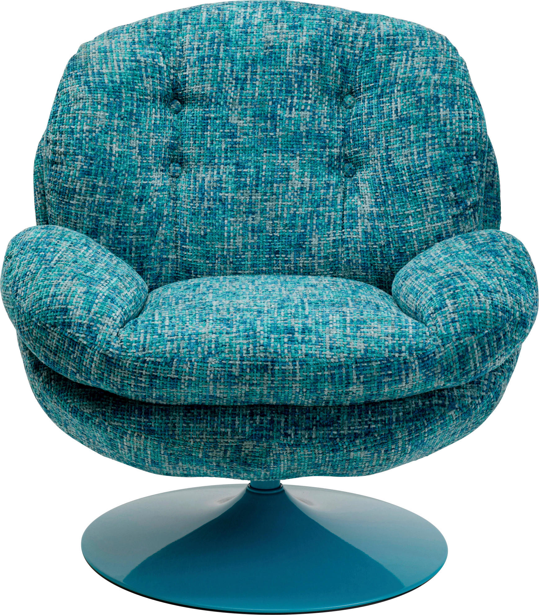 SESSEL in  - Blau, Design, Holz/Kunststoff (84/86/89cm) - Kare-Design