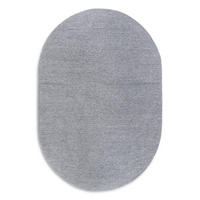 HANDWEBTEPPICH 160/230 cm Kollektion 1748 Hellgrau, Grau oval  - Hellgrau/Grau, Basics, Textil (160/230cm) - Villeroy & Boch