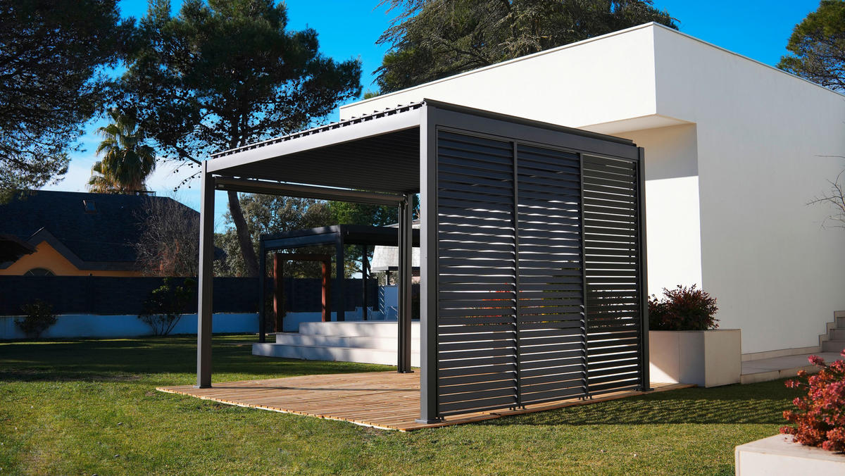 PERGOLA - Anthrazit, Lifestyle, Metall (300/240/400cm) - Gardenson