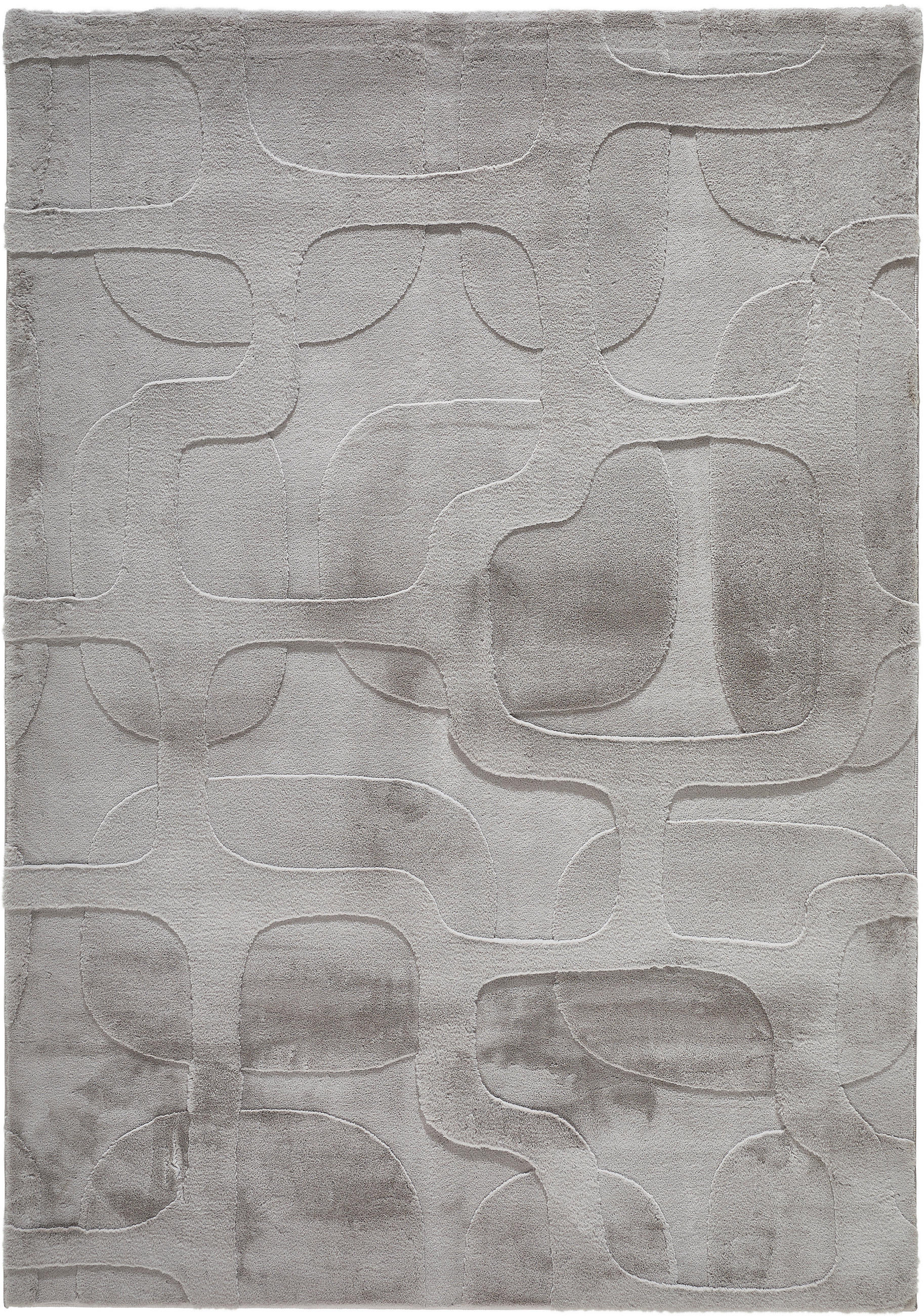 HOCHFLORTEPPICH 160/230 cm Grau rechteckig  - Grau, Design, Textil (160/230cm) - Novel