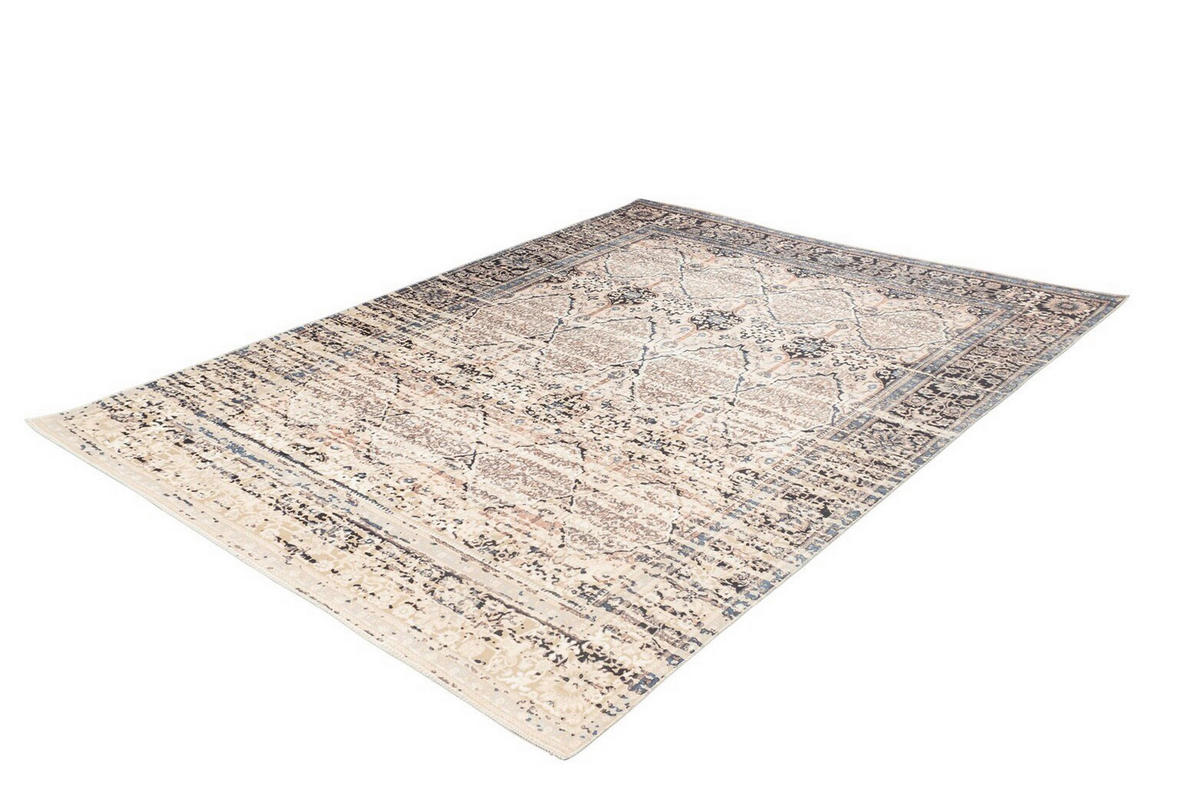 FLACHWEBETEPPICH 200/290 cm Galaxy 1400 Beige / Blau  - Blau/Beige, Basics, Textil (200/290cm) - Novel