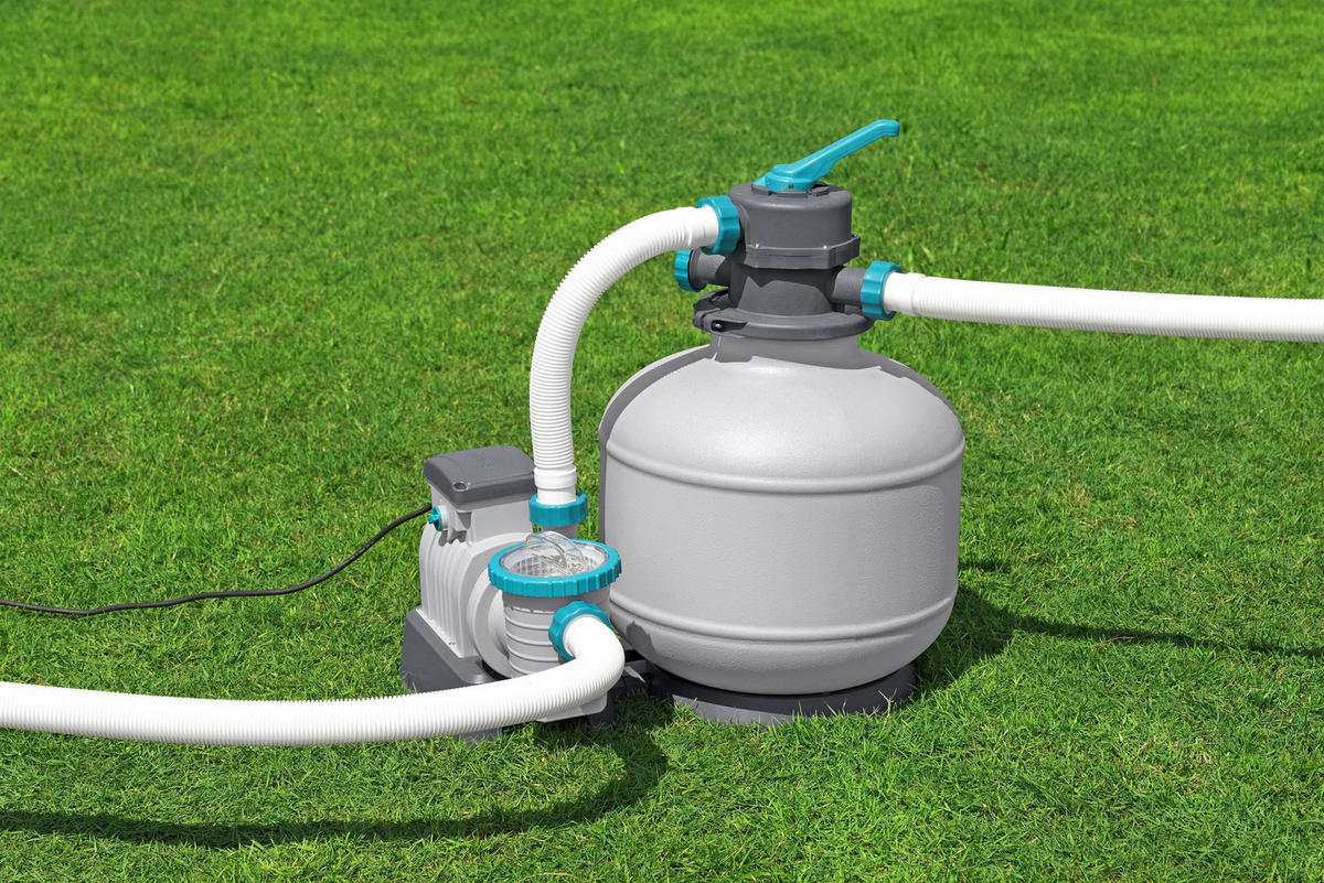 FILTERPUMPE FLOWCLEAR 58499GS  - Weiß/Orange, KONVENTIONELL, Kunststoff/Metall (63,3/44/69cm) - Bestway