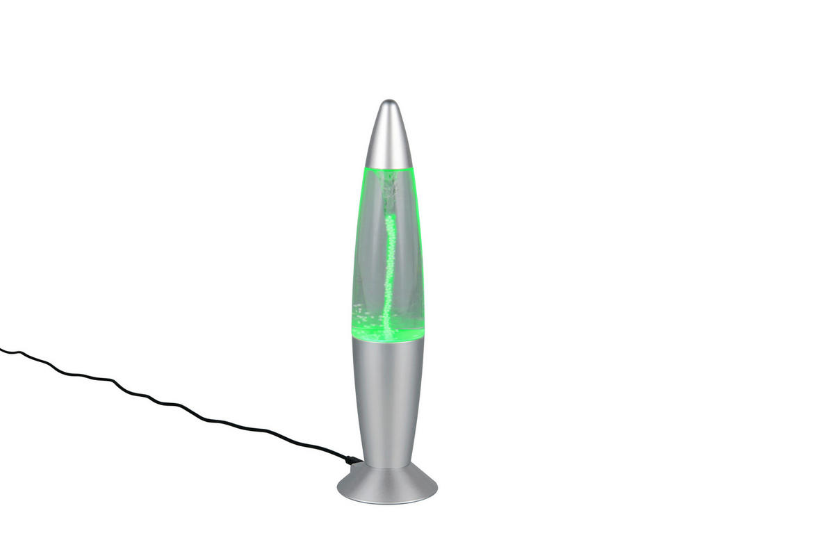 LED-TISCHLEUCHTE Holly 9/34,5 cm  - Transparent/Titanfarben, LIFESTYLE, Kunststoff (9/34,5cm)