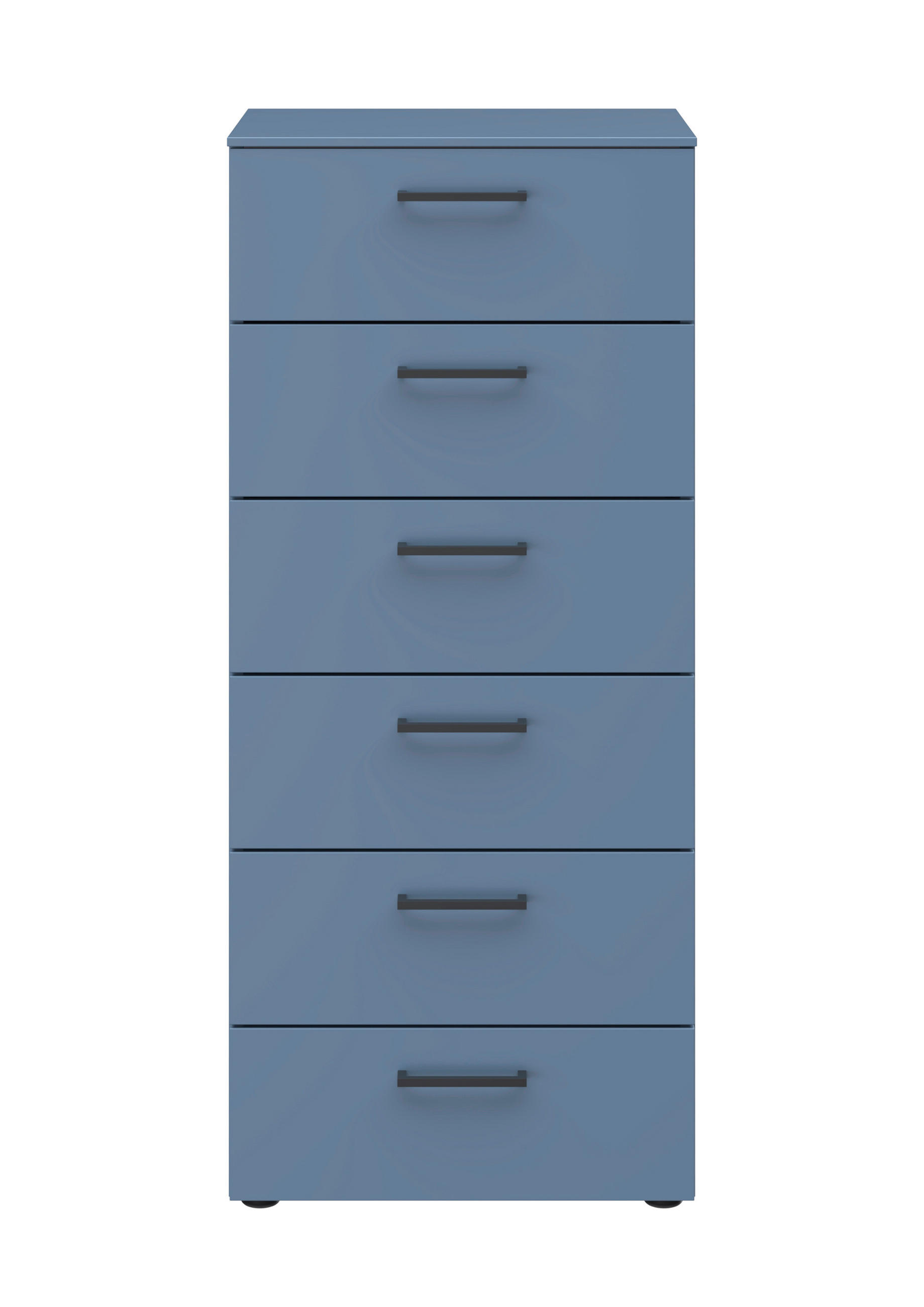 KOMMODE Primolar Garda  in 50/118/41 cm  - Blau/Schwarz, Design, Holzwerkstoff/Kunststoff (50/118/41cm) - Xora