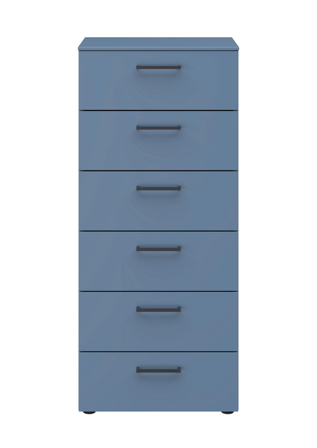 KOMMODE Primolar Garda  in 50/118/41 cm  - Blau/Schwarz, Design, Holzwerkstoff/Kunststoff (50/118/41cm) - Xora