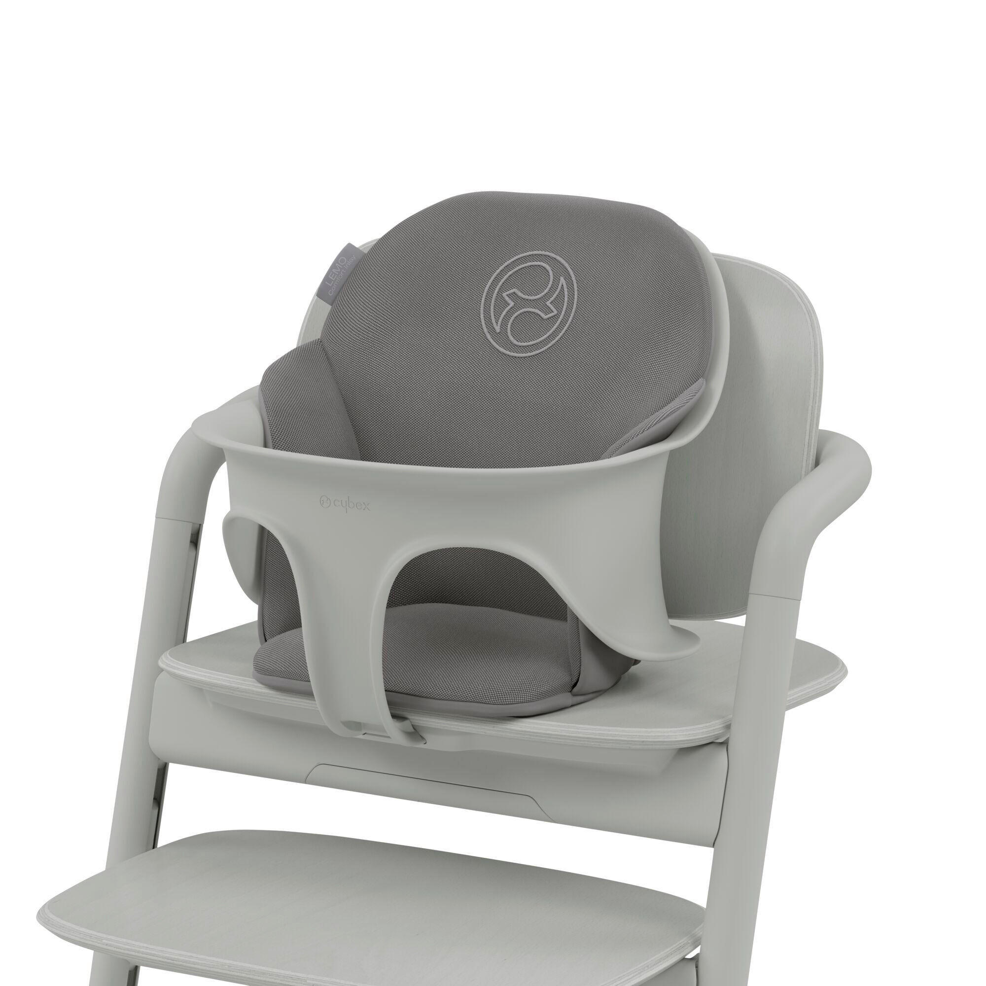 HOCHSTUHLEINLAGE Lemo Comfort Inlay  - Grau, Basics, Textil (35/15/20cm) - cybex GOLD