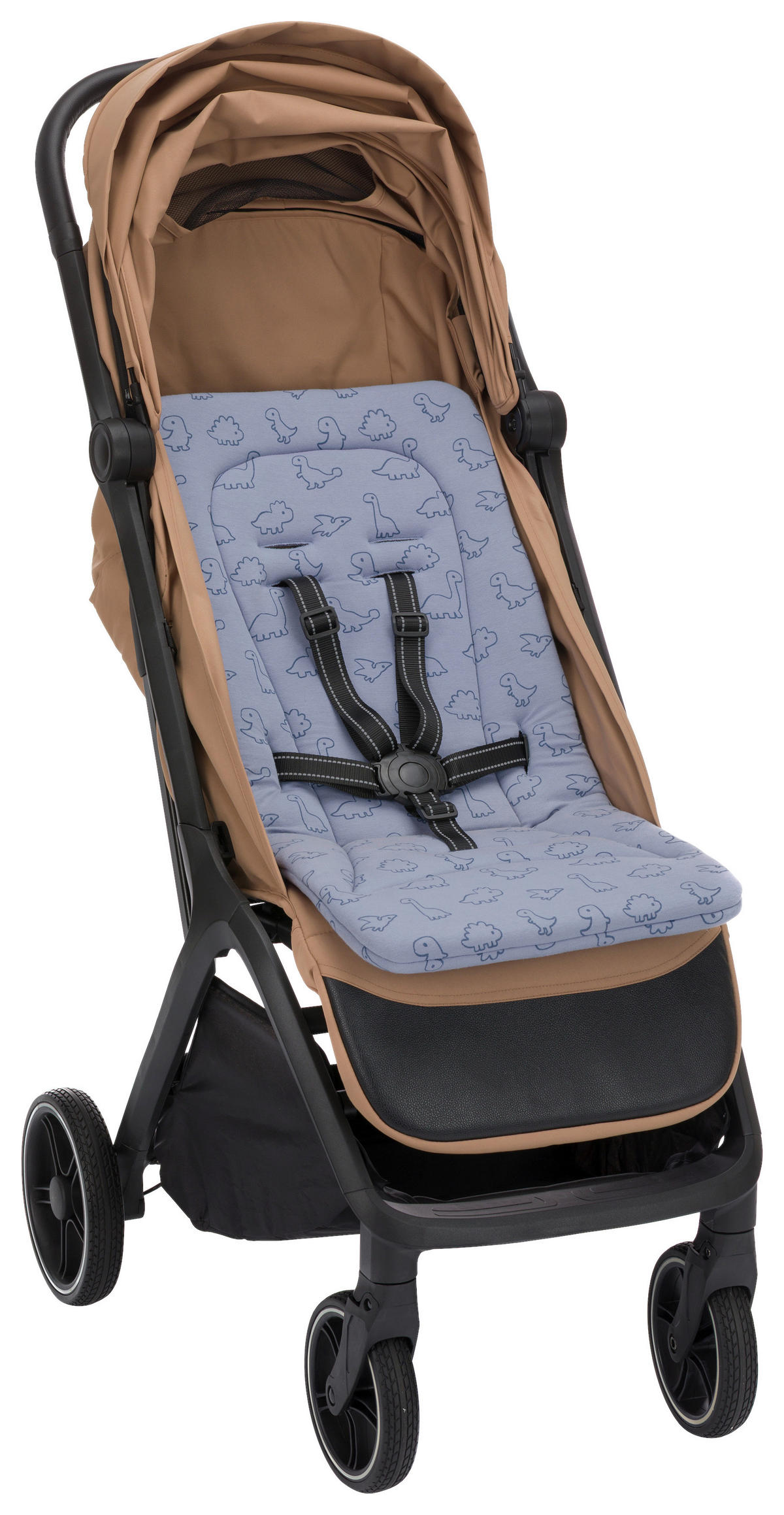 KINDERWAGENEINLAGE - Hellblau, Basics, Kunststoff/Textil (30/73cm) - Jimmylee