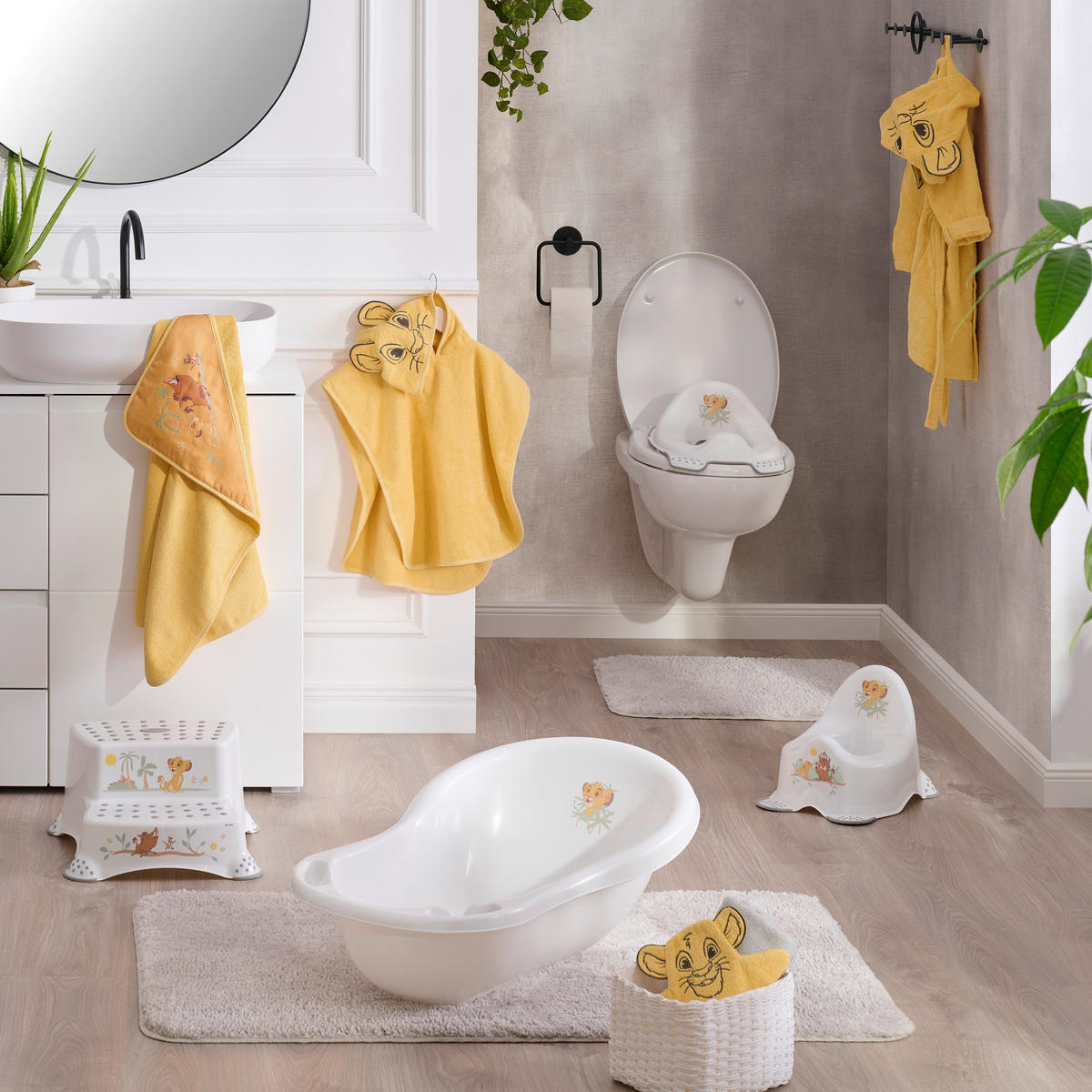 KINDERBADEMANTEL 80/86  - Senfgelb, Trend, Textil (80/86null) - Disney