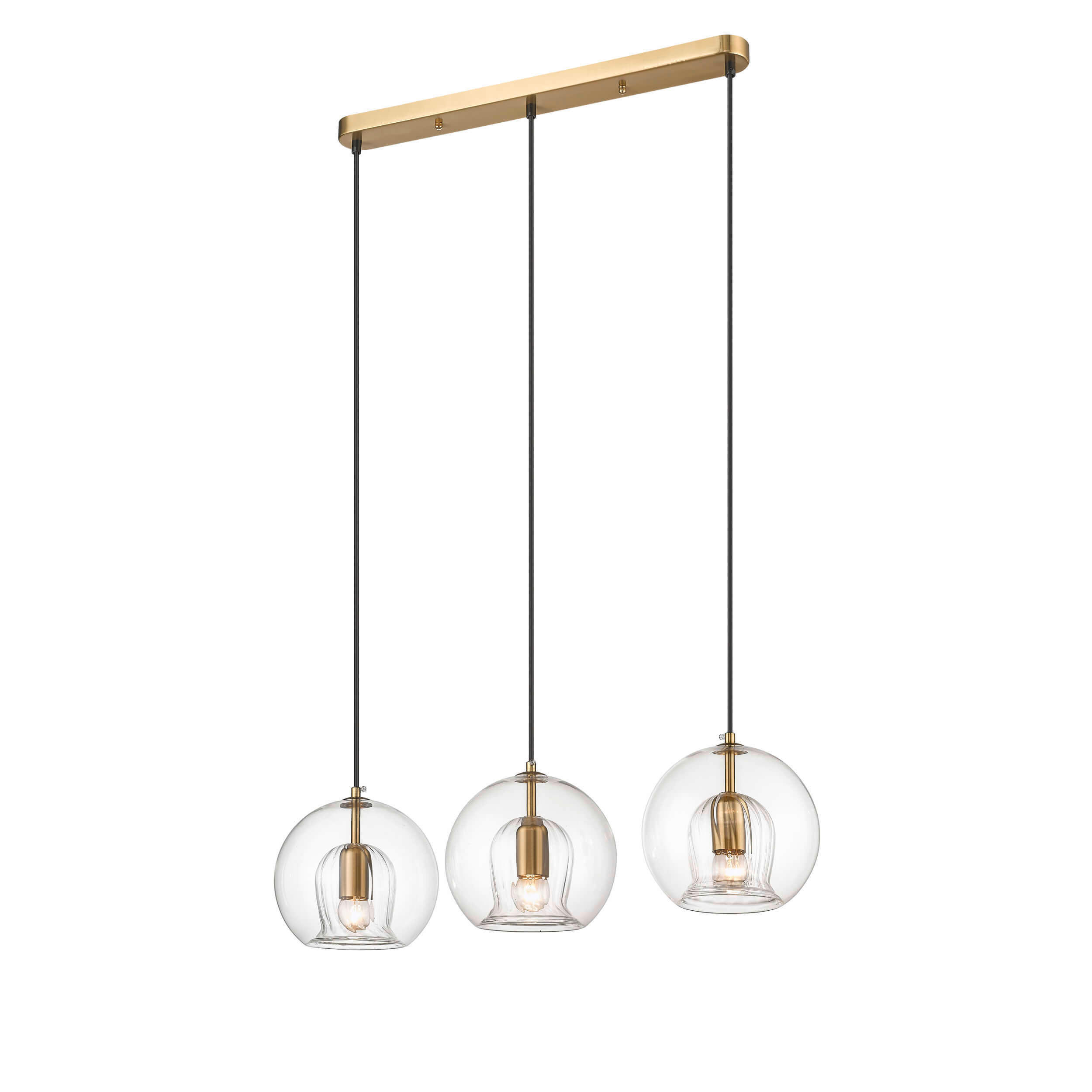 HÄNGELEUCHTE    - Goldfarben, Konventionell, Glas (100/57/20cm)
