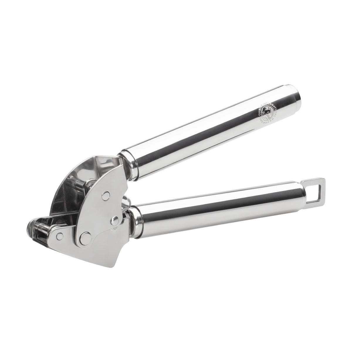 KNOBLAUCHPRESSE  - Edelstahlfarben, Basics, Metall (25.5/8.3/4.5cm) - CHEF CUISINE