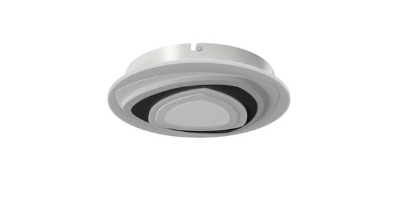 LED-DECKENLEUCHTE 50/5,5 cm   - Schwarz/Weiß, Design, Kunststoff/Metall (50/5,5cm) - Novel