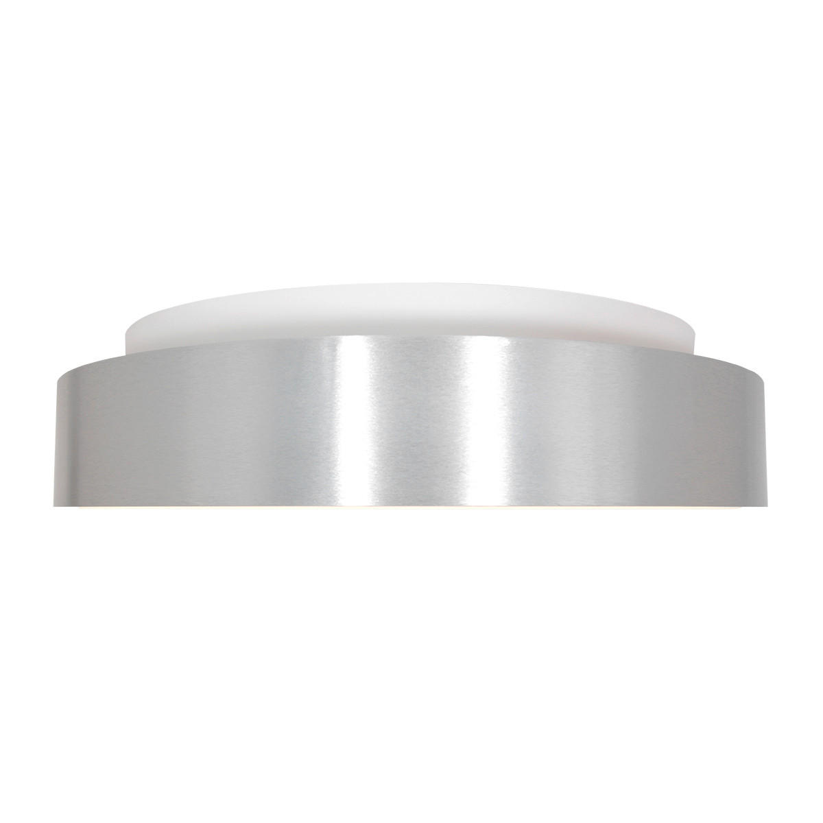 LED-DECKENLEUCHTE Ringlede 38/9 cm   - Silberfarben, KONVENTIONELL, Kunststoff/Metall (38/9cm)