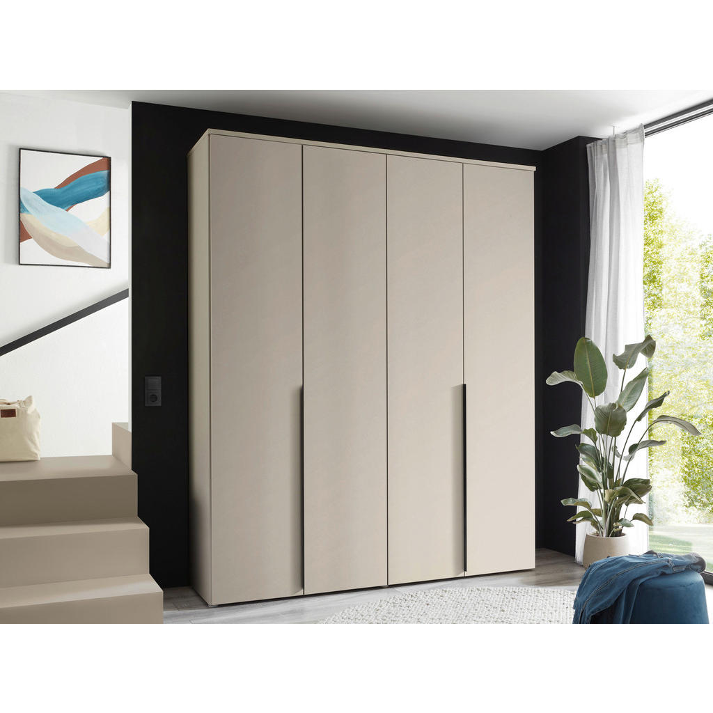 Thumbnail - Mid.you Drehtürenschrank, Kaschmir, Holzwerkstoff, 2 Fächer, 180x225x52 cm, Schlafzimmer, Kleiderschränke, Drehtürenschr...