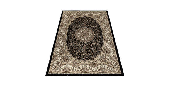 WEBTEPPICH 80/150 cm Kashmir Schwarz - Schwarz, KONVENTIONELL, Textil (80/150cm) - Novel