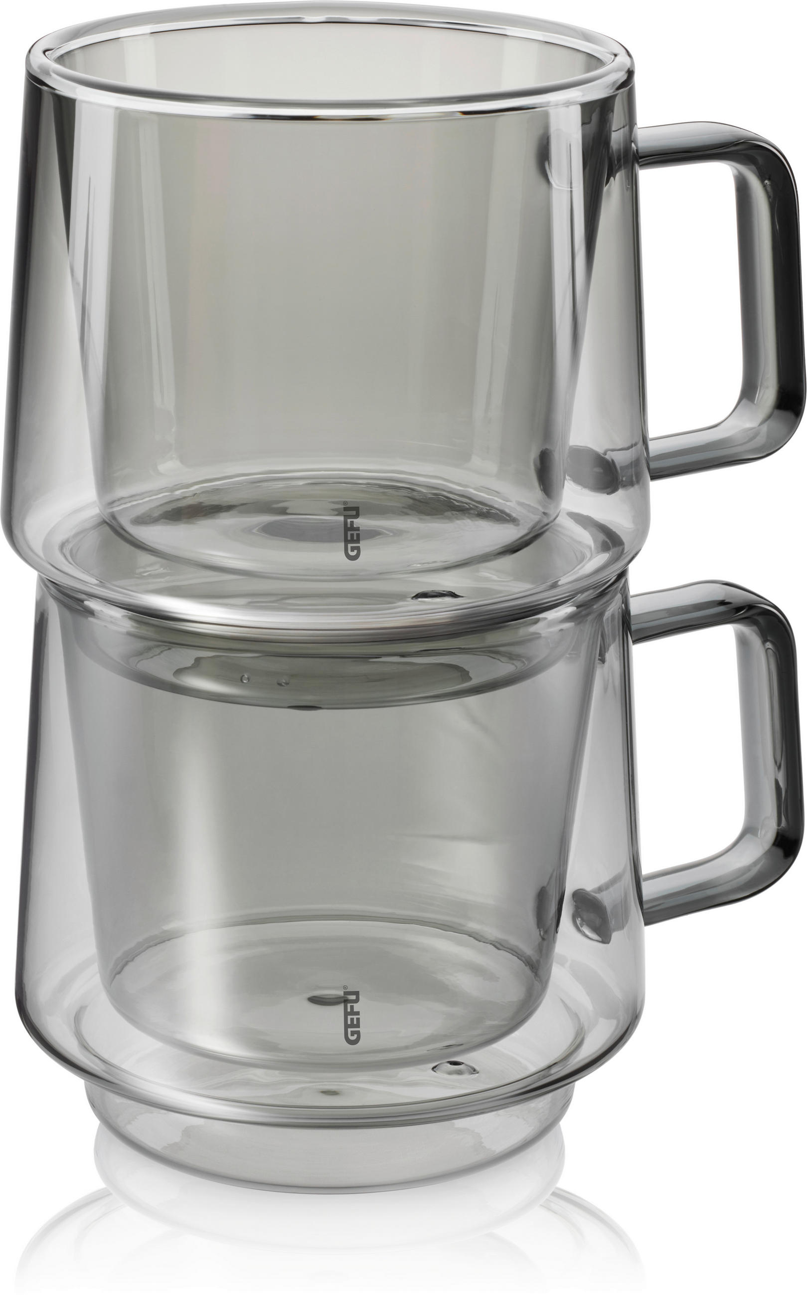 TEEGLAS CALORA   - Grau, Basics, Glas (12,2/8,9/8,2cm) - Gefu