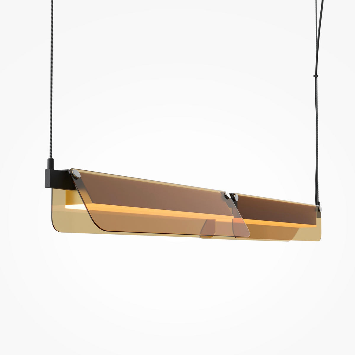 PENDELLAMPA Flat 93/312/12 cm  - svart, Design, metall (93/312/12cm) - MAYTONI