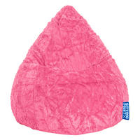 VREČA ZA SEDENJE  FLUFFY L    70/90 cm           - pink, Konvencionalno, tekstil (70/90cm)