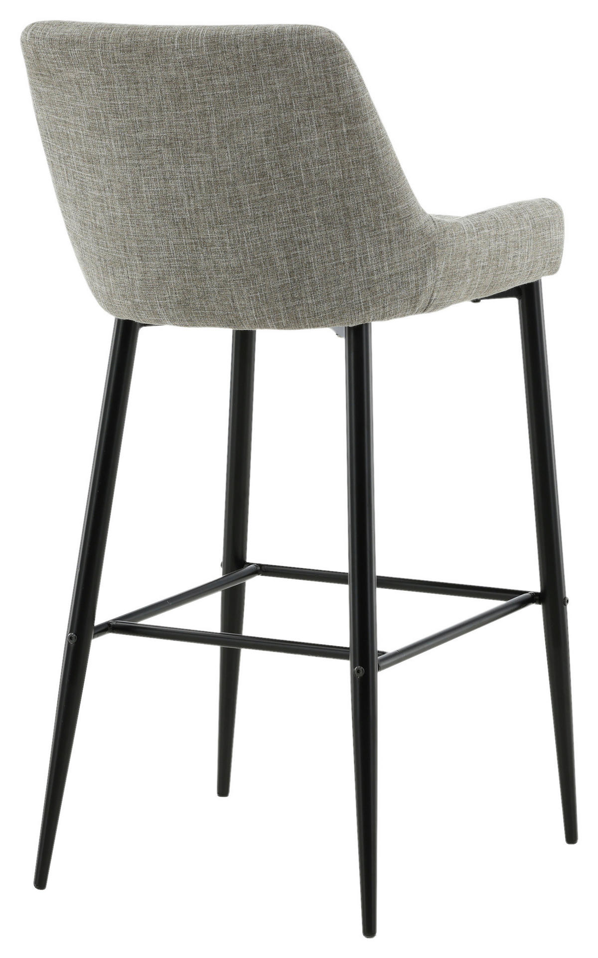 BARHOCKER-SET in Schwarz, Beige  - Beige/Schwarz, Design, Textil/Metall (48/105/57cm) - Livetastic