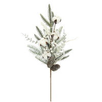 DEKOZWEIG  - Weiß, KONVENTIONELL, Holzwerkstoff/Kunststoff (63cm)