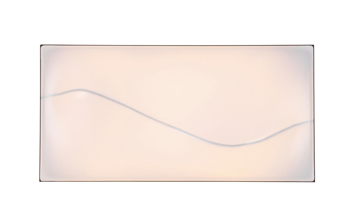 STROPNÍ LED SVÍTIDLO, 90/45/10,5 cm - černá, Design, kov/plast (90/45/10,5cm) - Novel
