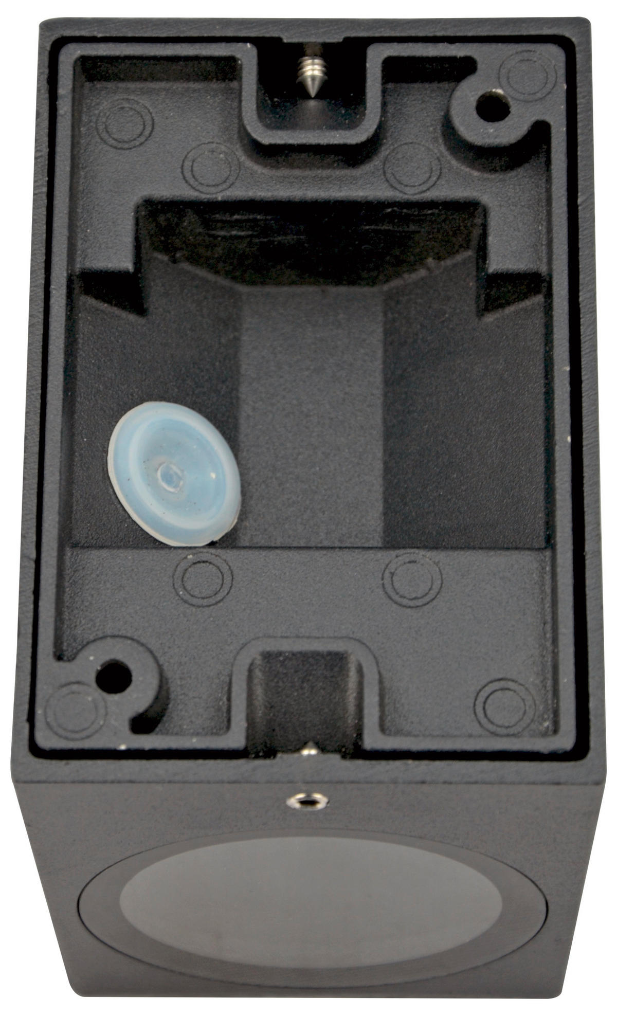 AUßENWANDLEUCHTE 10/6,8/7,8 cm   - Anthrazit, KONVENTIONELL, Glas/Metall (10/6,8/7,8cm)