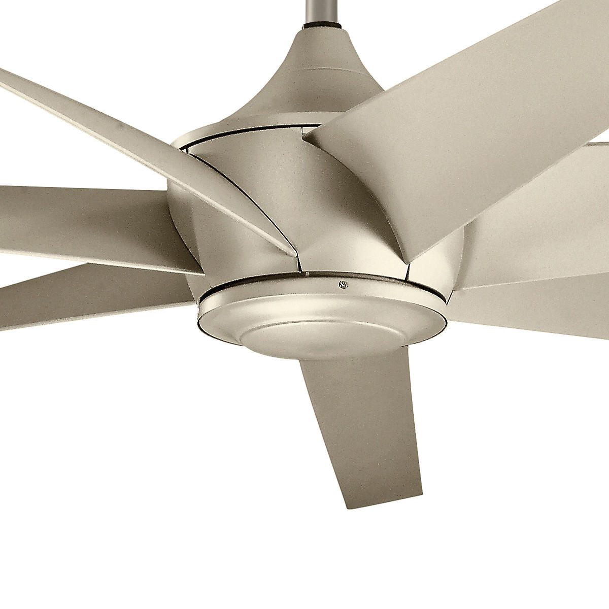 DECKENVENTILATOR Elstead Lehr 203/51 cm   - Champagner/Silberfarben, Basics, Kunststoff (203/51cm) - Elstead Lighting