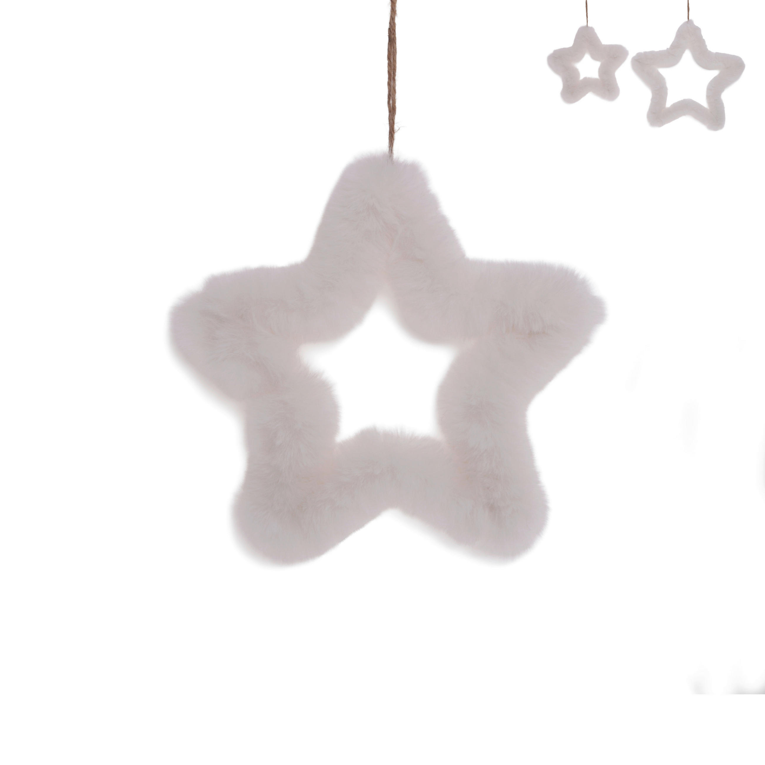 DEKOSTERN - Weiß, Basics, Textil (21/21cm)