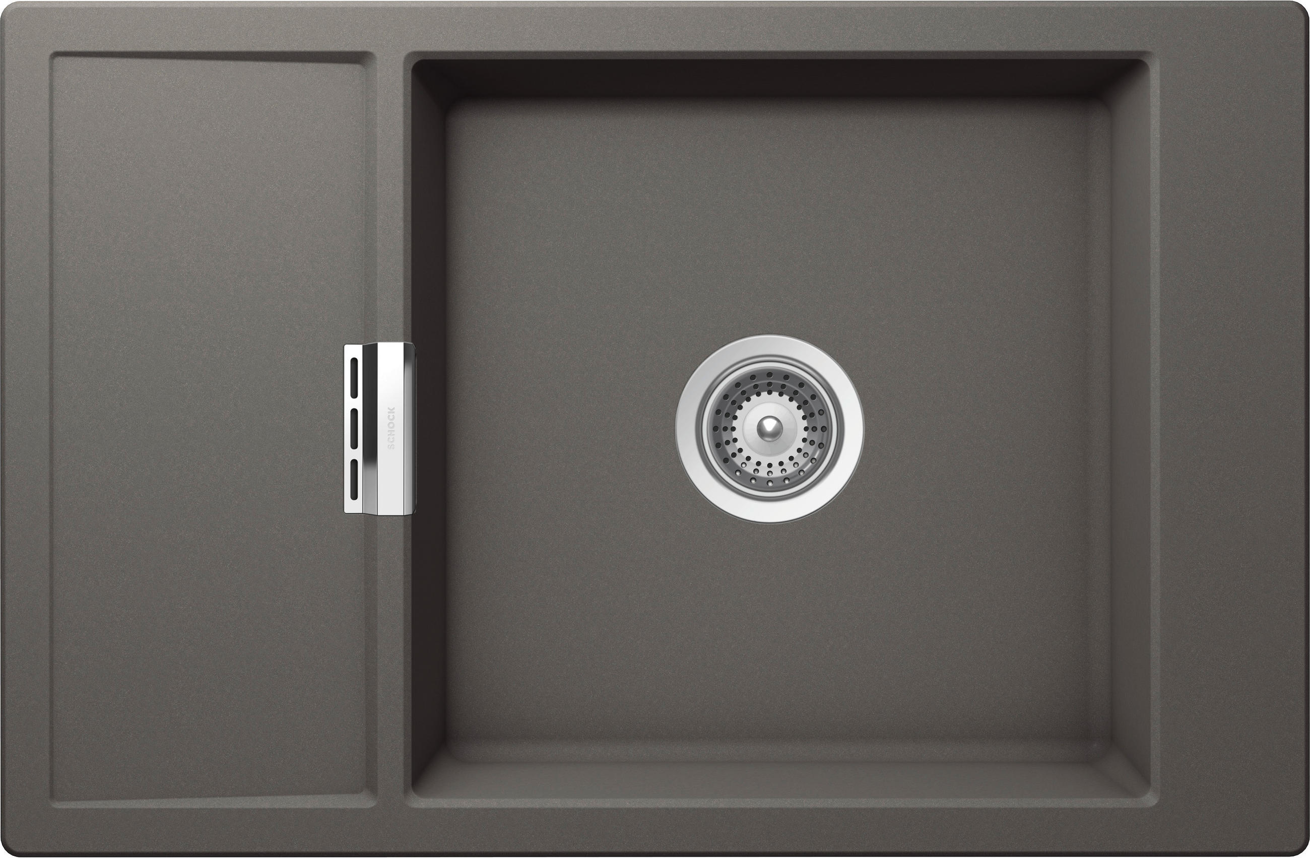 SPÜLE MOND100XSASIL1  - Grau, Basics, Stein (78/51cm) - Schock