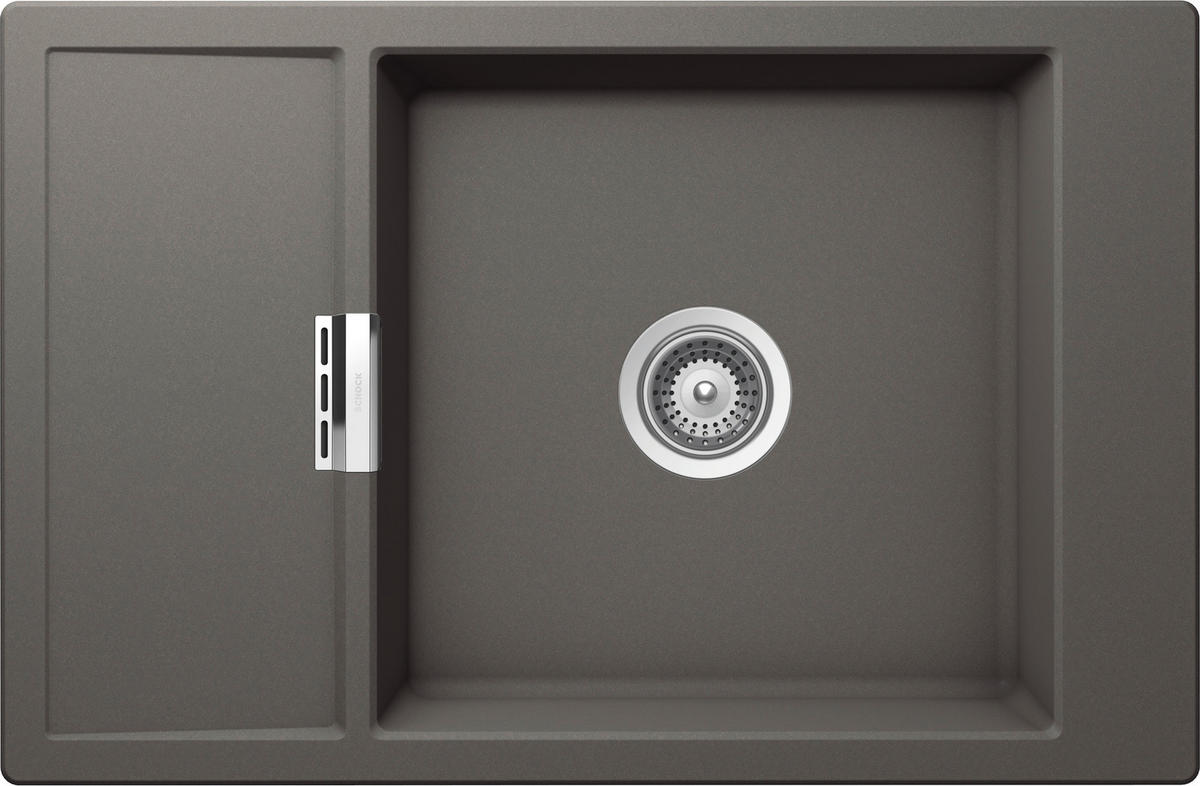 SPÜLE MOND100XSASIL1  - Grau, Basics, Stein (78/51cm) - Schock