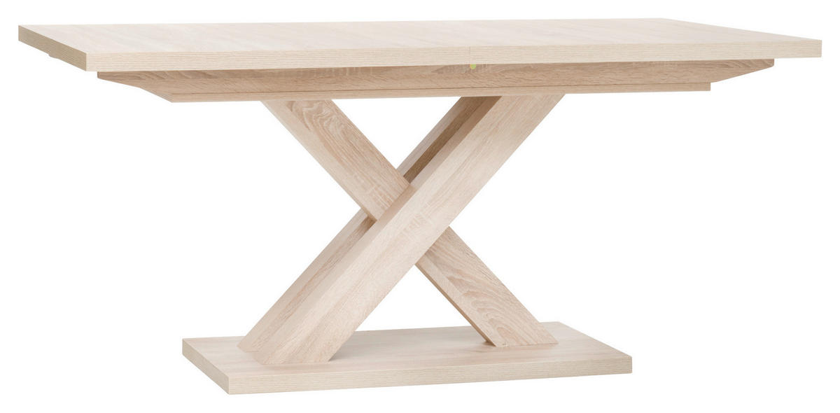 TRPEZARIJSKI STO  boja hrasta   - boja hrasta, Dizajnerski, pločasti materijal (160/90/76cm) - Ti'me