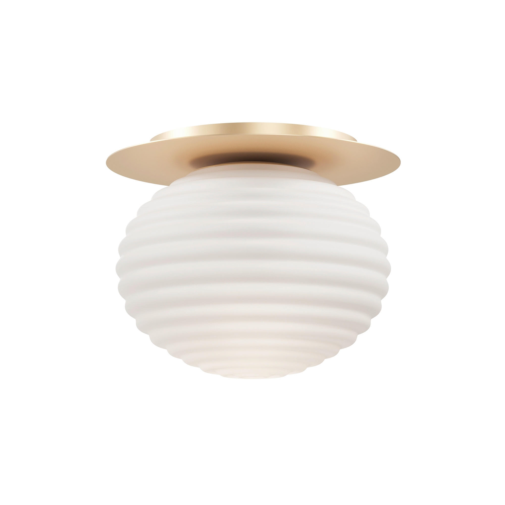 DECKENLEUCHTE Modern 35/28 cm  - Goldfarben/Weiß, Design, Metall (35/28cm) - MAYTONI