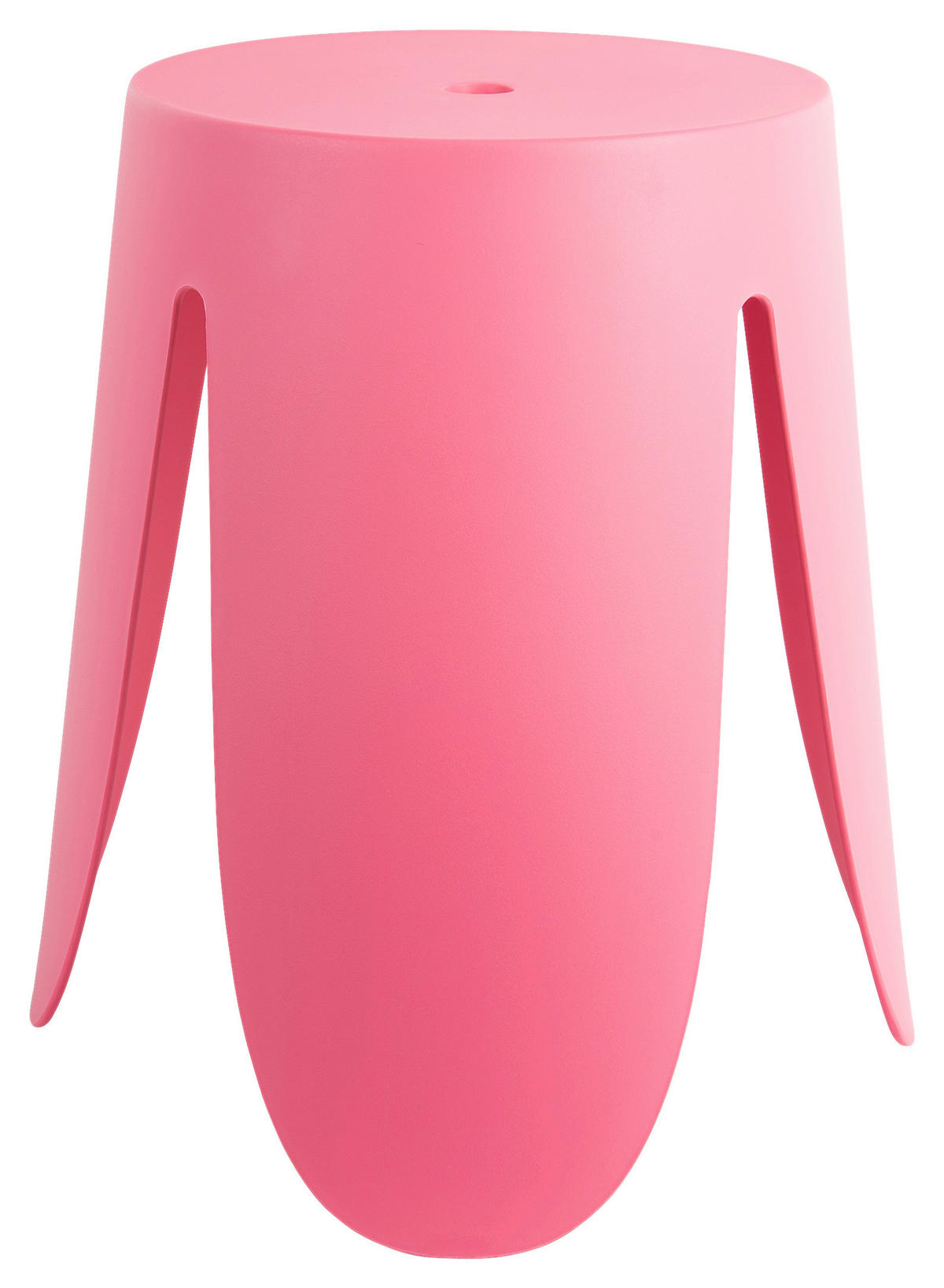 HOCKER in Kunststoff Pink  - Pink, Basics, Kunststoff (43/45/43cm) - Present Time