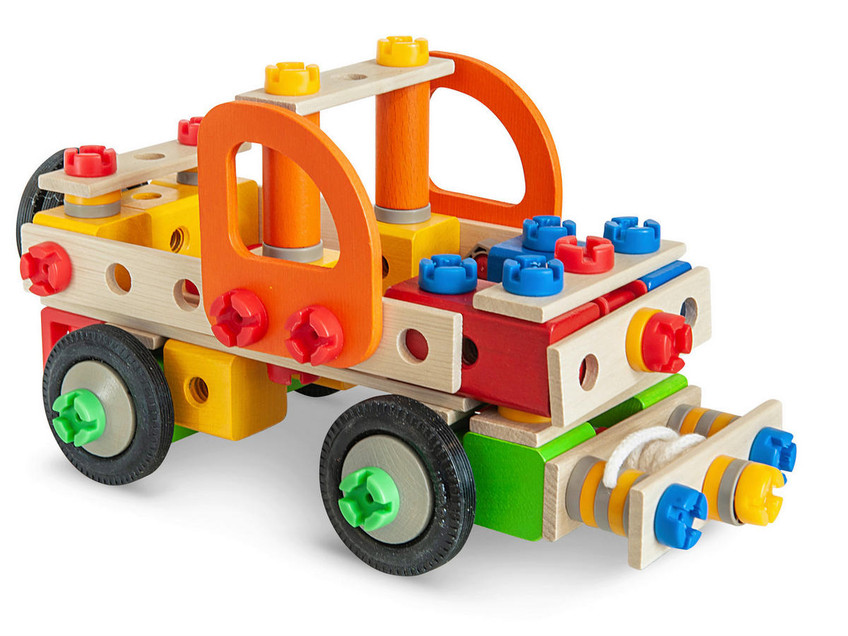 KONSTRUKTIONSSPIELZEUG - Multicolor, Basics, Holz/Kunststoff (39/10,50/25cm) - Eichhorn