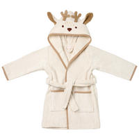 KINDERBADEMANTEL Alpin Chic  - Creme, Basics, Textil - Patinio