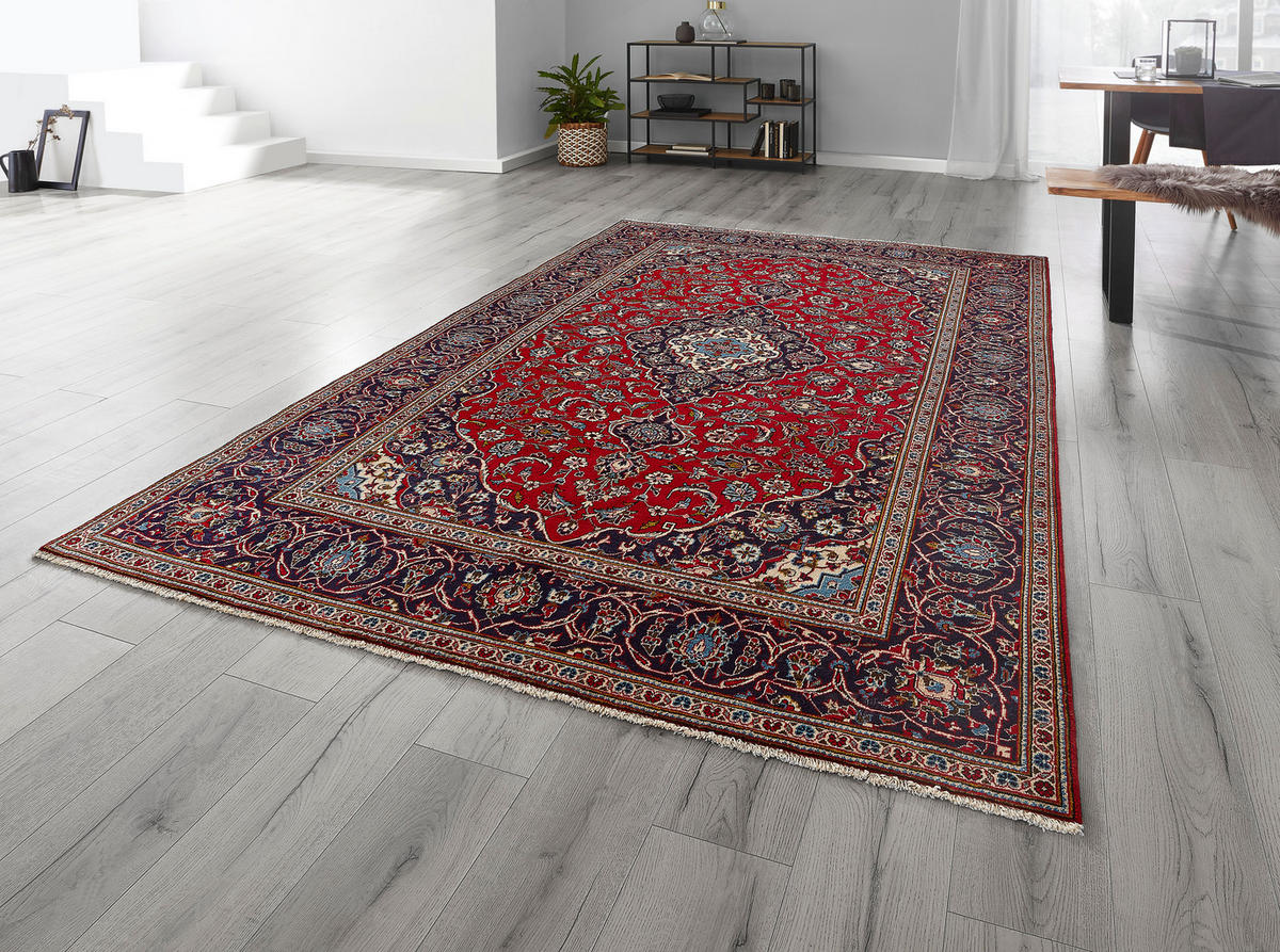 ORIENTTEPPICH 100/150 cm Keshan  - Rot, Lifestyle, Textil (100/150cm) - Cazaris