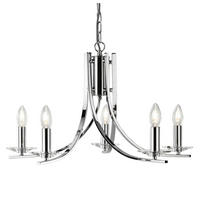 LUSTER  62/90 cm      Ascona  - boje kroma, Konvencionalno, staklo/metal (62/90cm)