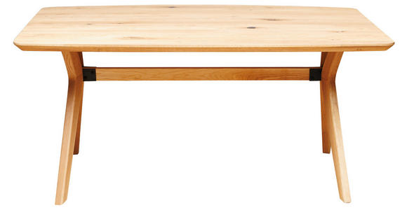 ESSTISCH Eiche massiv rechteckig Eichefarben  - Eichefarben, Design, Holz (200/100/74cm) - Linea Natura