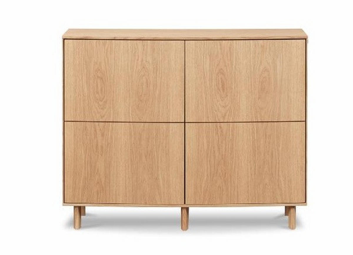 SIDEBOARD  100/80/37 cm  - ekfärgad, Design, trä (100/80/37cm) - Skovby