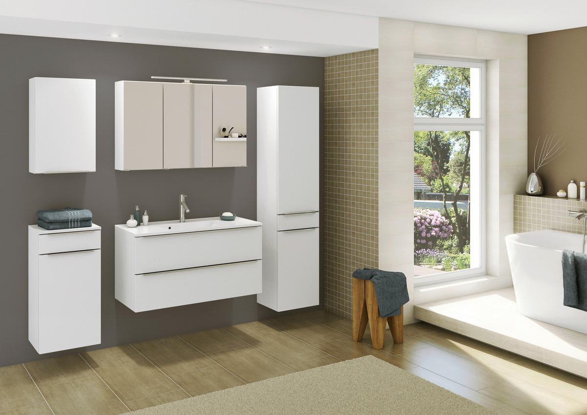 HOCHSCHRANK 40/180/35 cm  - Edelstahlfarben/Silberfarben, KONVENTIONELL, Holzwerkstoff/Kunststoff (40/180/35cm) - Xora