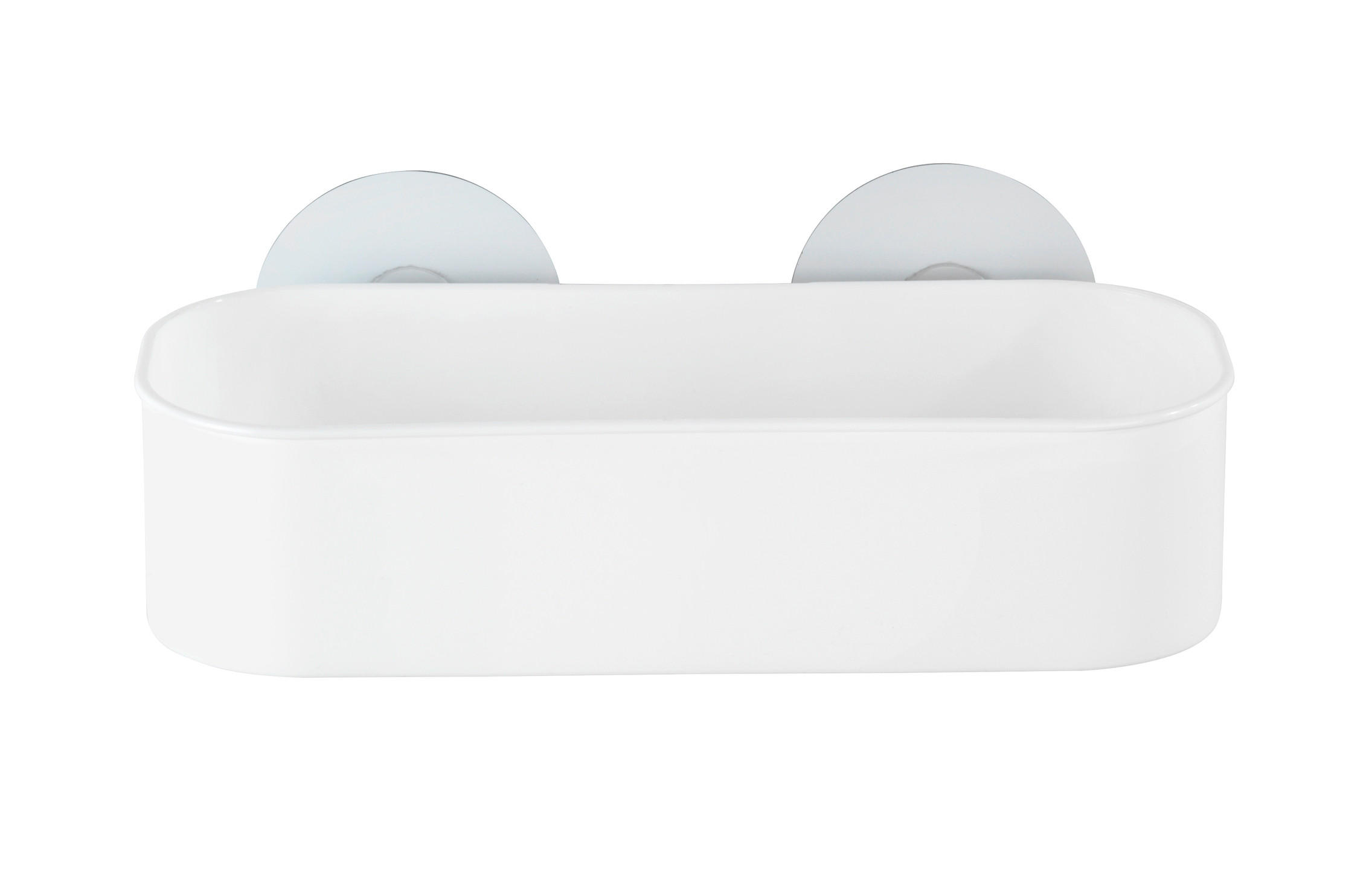 ZUHANYKOSÁR 27/9,5/12 cm  - áttetsző/fehér, Basics, műanyag (27/9,5/12cm) - Wenko
