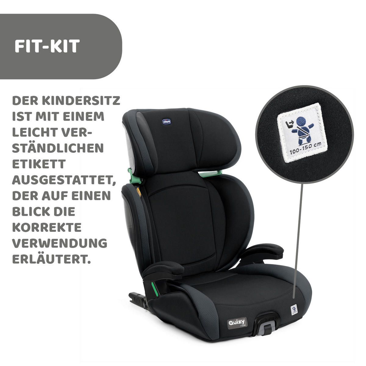 KINDERAUTOSITZ   - Schwarz, Basics (44/64/88/40cm) - Chicco