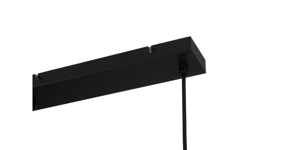 HÄNGELEUCHTE 100/15/150 cm  - Schwarz/Weiß, Basics, Glas/Metall (100/15/150cm) - Novel