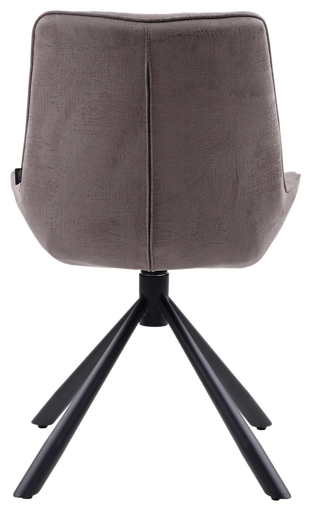 ŽIDLE, šedohnědá - černá/šedohnědá, Design, kov/textil (57/84/63cm) - Hom`in