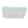 LED-DECKENLEUCHTE 53/53/5,5 cm   - Weiß, Design, Kunststoff/Metall (53/53/5,5cm) - Novel