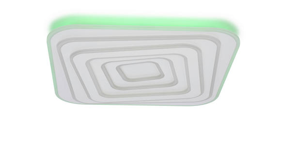 LED-DECKENLEUCHTE 53/53/5,5 cm   - Weiß, Design, Kunststoff/Metall (53/53/5,5cm) - Novel