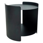 BEISTELLTISCH in Metall 40/40/40 cm  - Schwarz, Design, Metall (40/40/40cm) - Xora